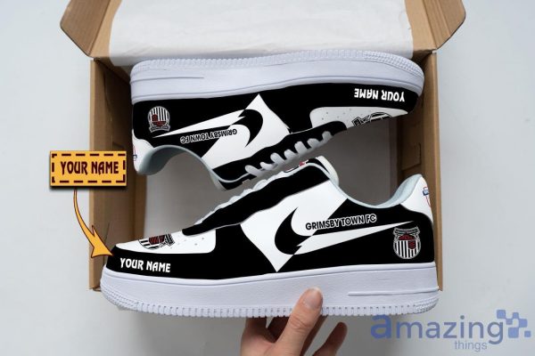 Grimsby Town Air Force Shoes Custom Name Men Women Gift AF1 Shoes Product Photo 1