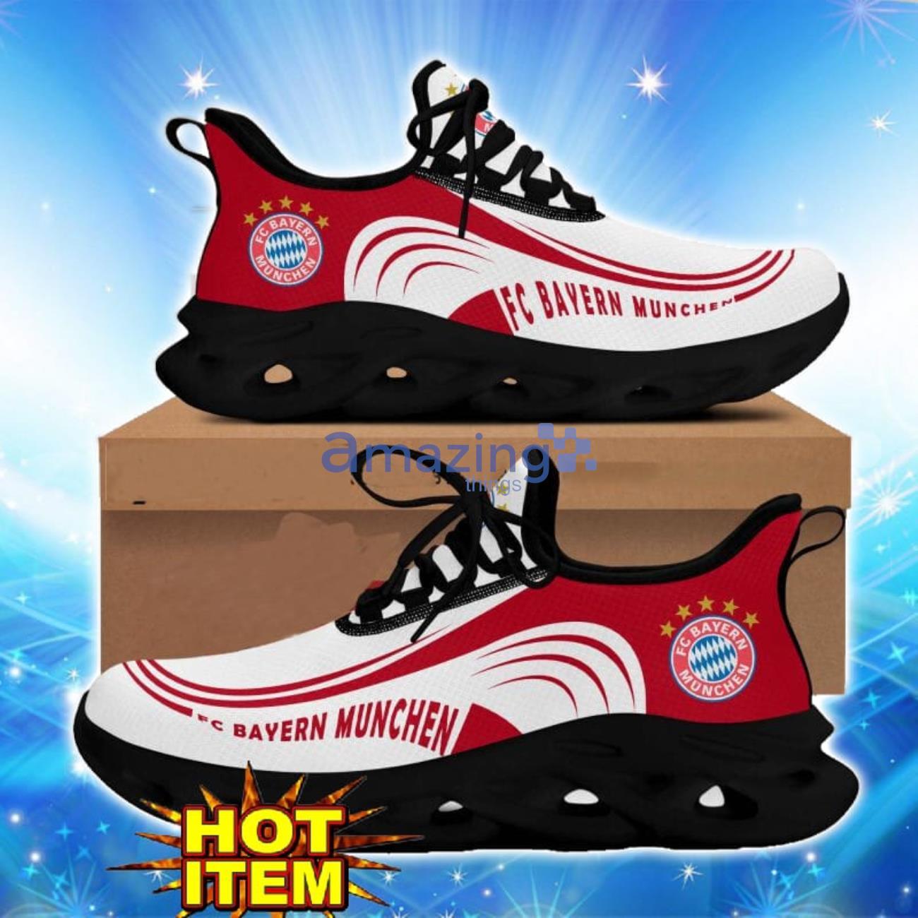 FC Bayern Munchen Max Soul Sneakers Logo Shoes For Fans image FC Bayern Munchen Max Soul Sneakers Logo Shoes For Fans Product Photo 2