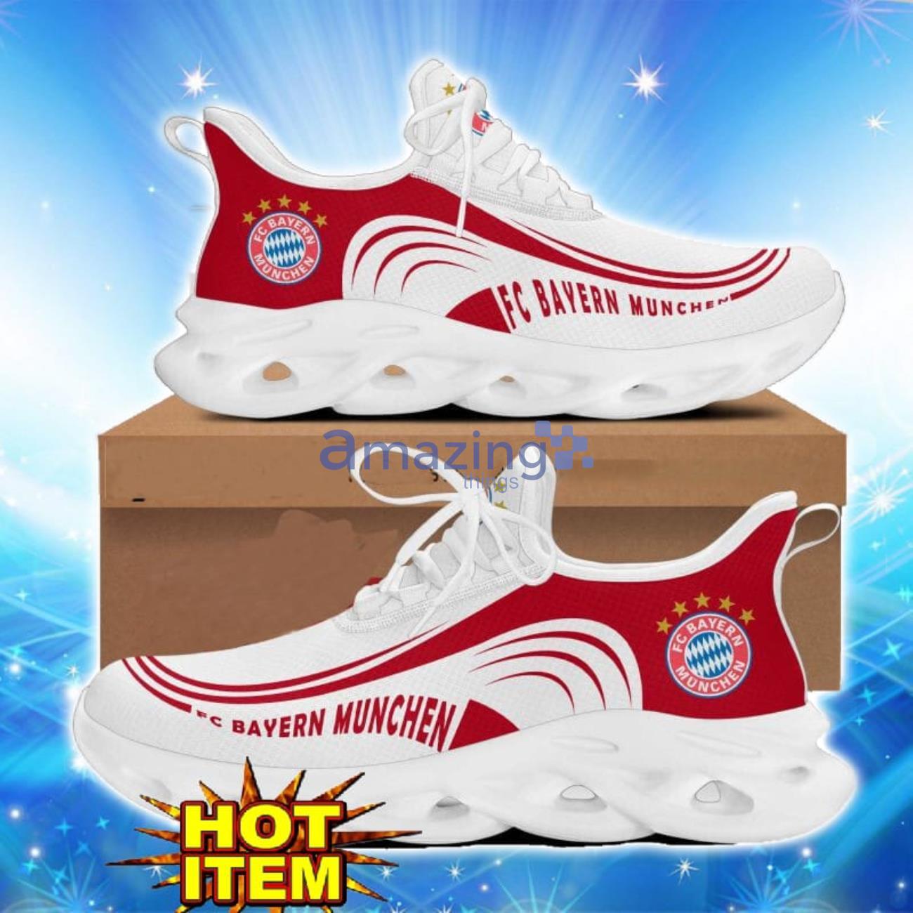 FC Bayern Munchen Max Soul Sneakers Logo Shoes For Fans image FC Bayern Munchen Max Soul Sneakers Logo Shoes For Fans Product Photo 1