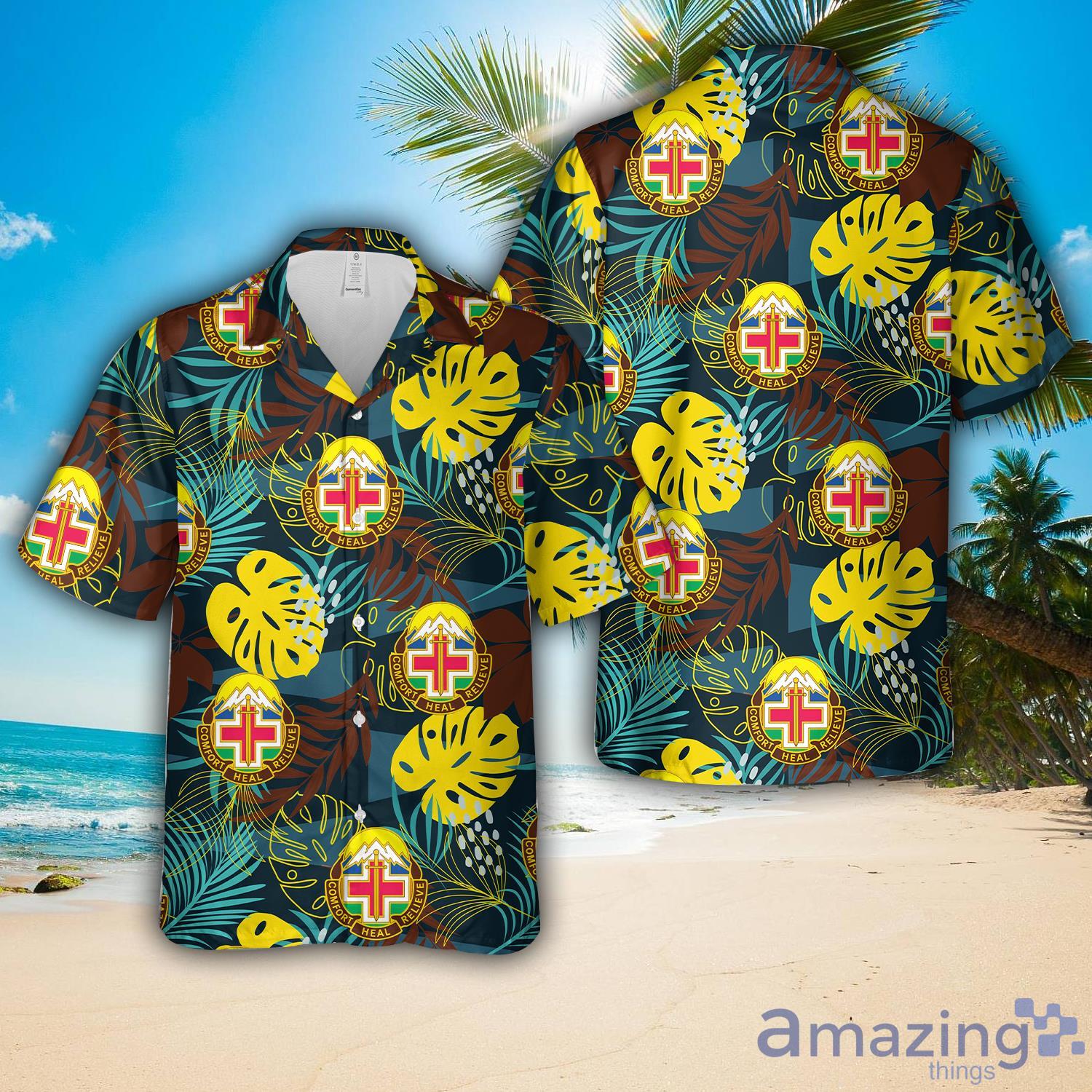 Fitzsimons Army Medical Center (FAMC) Hawaiian Shirt 3D Beach Shirt image Fitzsimons Army Medical Center (FAMC) Hawaiian Shirt 3D Beach Shirt Product Photo 1