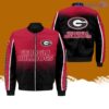 Georgia Bulldogs AOP Sleeve Pocket Bomber Jacket Hot Style 3D Printing