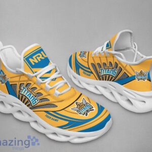 Gold Coast Titans Custom Name NRL Max Soul Shoes image Gold Coast Titans Custom Name NRL Max Soul Shoes Product Photo 2
