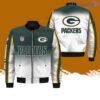 Green Bay Packers AOP Sleeve Pocket Bomber Jacket Hot Style 3D Printing