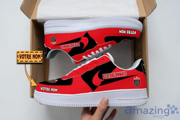 RC Toulonnais Air Force Shoes Custom Name Men Women Gift AF1 Shoes Product Photo 1