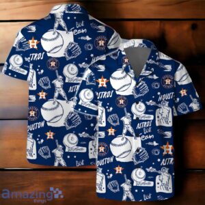 Houston Astros MLB Logo Legend Team Hawaiian Shirt And Short image Houston Astros MLB Logo Legend Team Hawaiian Shirt And Short Product Photo 2