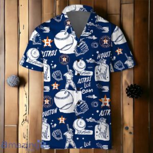 Houston Astros MLB Logo Legend Team Hawaiian Shirt And Short image Houston Astros MLB Logo Legend Team Hawaiian Shirt And Short Product Photo 3