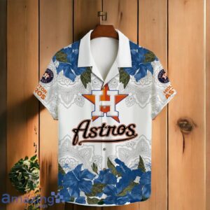 Houston Astros MLB Summer Tropical Hawaiian Shirt And Short Product Photo 2