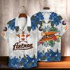 Houston Astros MLB Summer Tropical Hawaiian Shirt And Short