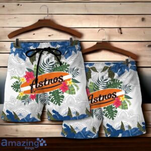 Houston Astros MLB Summer Tropical Hawaiian Shirt And Short Product Photo 4