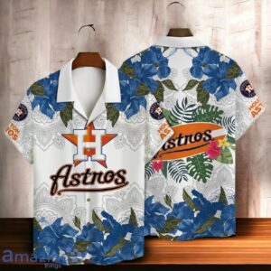 Houston Astros MLB Summer Tropical Hawaiian Shirt And Short Product Photo 1