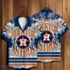 Houston Astros Team Logo Colorful Pattern Hawaiian Shirt And Short