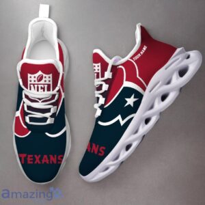 Houston Texans Custom Name Max Soul Shoes Trending Sneakers For Fans Product Photo 2