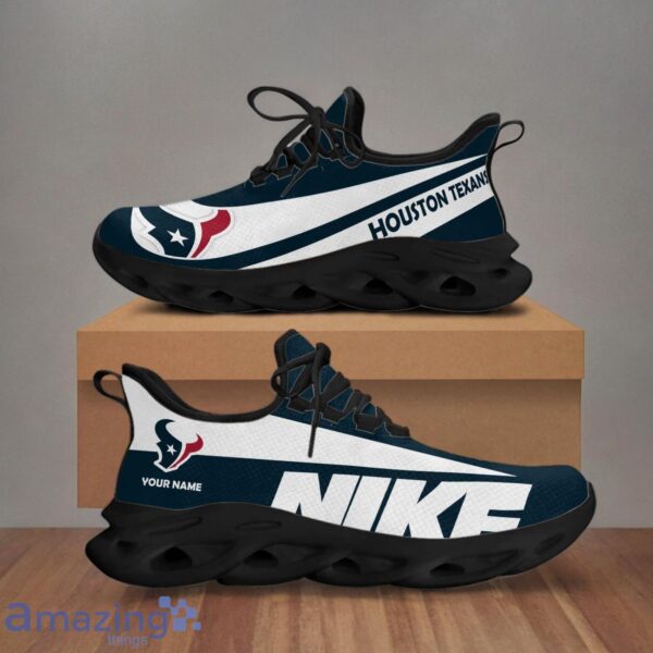 Houston Texans Custom Name NFL Max Soul Shoes Gift For Men Women Product Photo 1