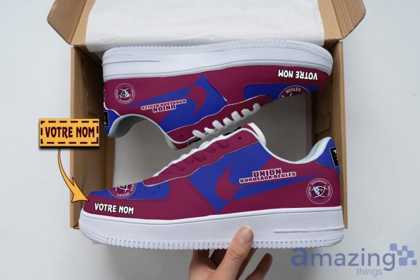 Union Bordeaux Begles Air Force Shoes Custom Name Men Women Gift AF1 Shoes Product Photo 1