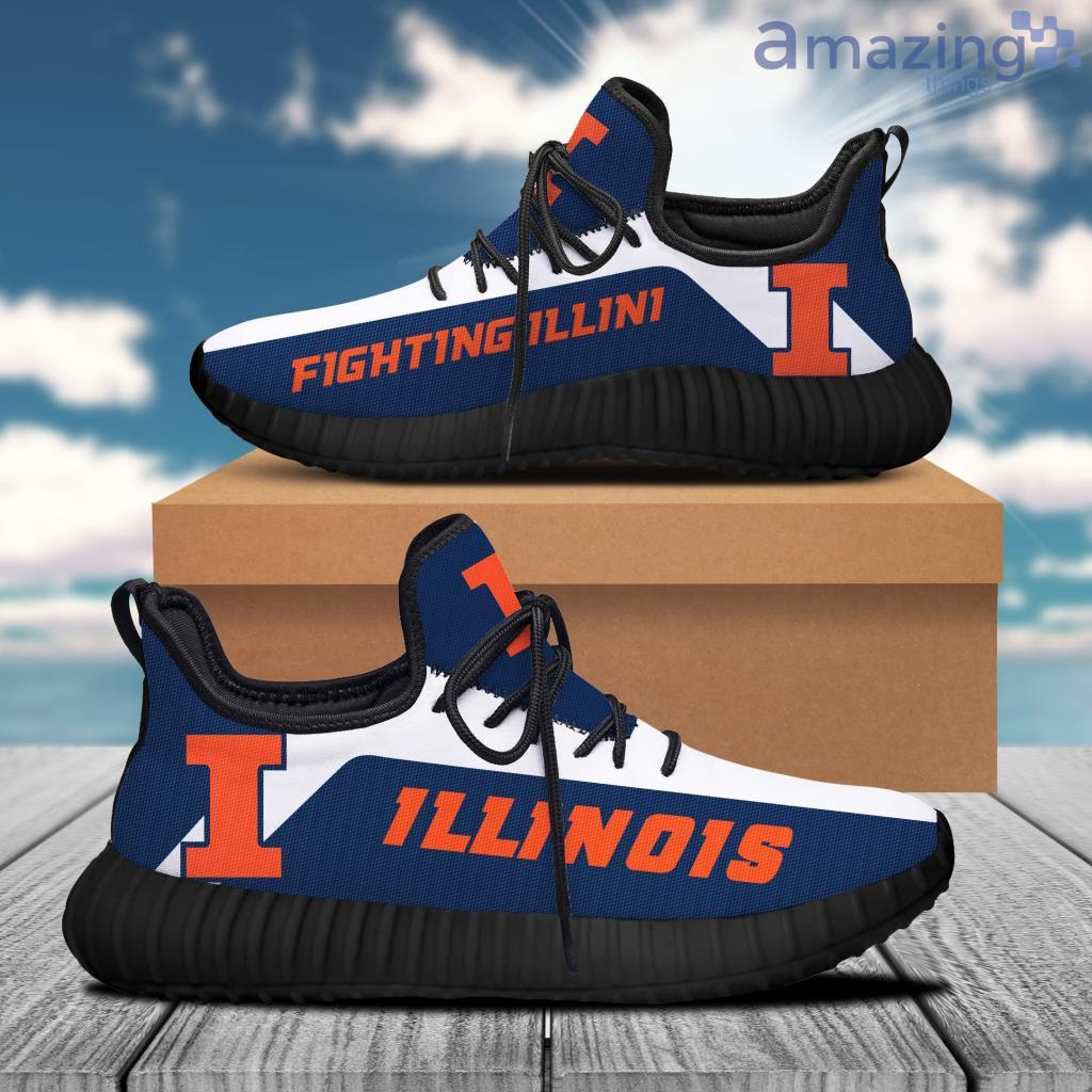 Illinois Fighting Illini NCAA Teams Men And Women Reze Shoes Sneaker Gift image Illinois Fighting Illini NCAA Teams Men And Women Reze Shoes Sneaker Gift Product Photo 1