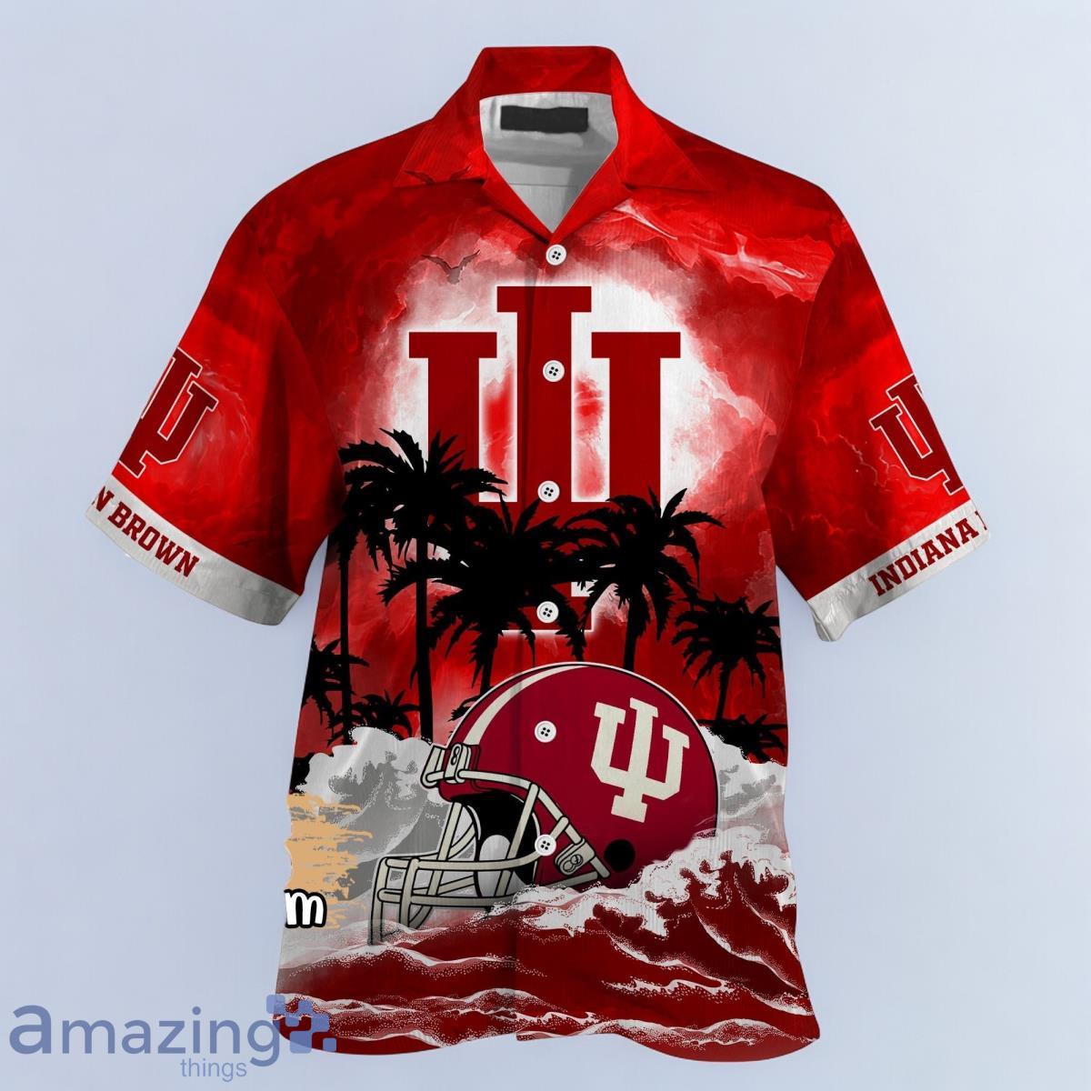 Indiana Hoosiers NCAA Best Hawaiian Shirt For Men Women Custom Name image Indiana Hoosiers NCAA Best Hawaiian Shirt For Men Women Custom Name Product Photo 2
