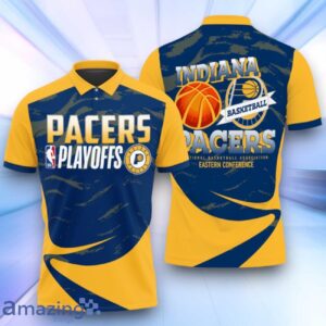 Indiana Pacers Style NBA Playoffs New Design Basketball 2024 Polo Shirt For Fans Product Photo 1