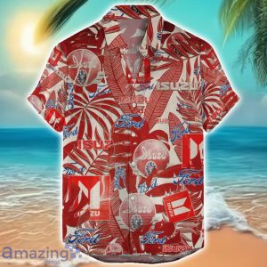 Isuzu Truck Retro Logo 3D Hawaiian Shirt For Men And Women Gift Product Photo 1