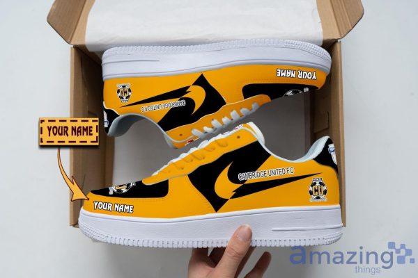 Cambridge United F.C Air Force Shoes Custom Name Men Women Gift AF1 Shoes Product Photo 1