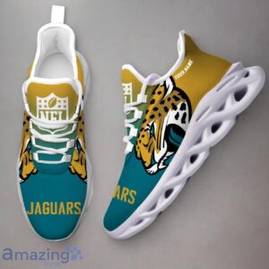 Jacksonville Jaguars Custom Name Max Soul Shoes Trending Sneakers For Fans Product Photo 2