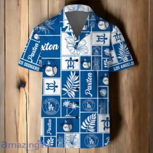 James Paxton Los Angeles Dodgers MLB Square Hawaiian Shirt And Short Product Photo 3
