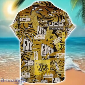 JCB Agricultural Tractors Tractor Retro Logo 3D Hawaiian Shirt Summer Holiday Gift Product Photo 2