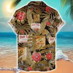 Jim Beam Bourbon Whiskey Whiskey Retro Logo 3D Hawaiian Shirt Gift For Men And Women Product Photo 2