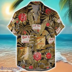 Jim Beam Bourbon Whiskey Whiskey Retro Logo 3D Hawaiian Shirt Gift For Men And Women Product Photo 1