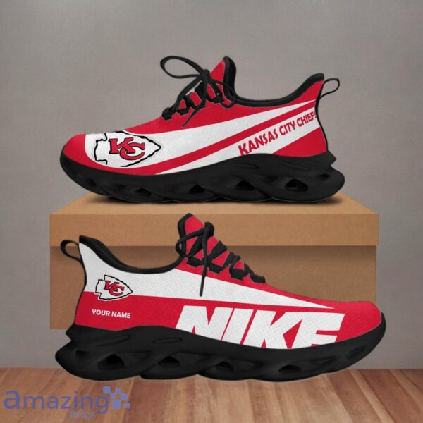 Kansas City Chiefs Custom Name NFL Max Soul Shoes Gift For Men Women Product Photo 1