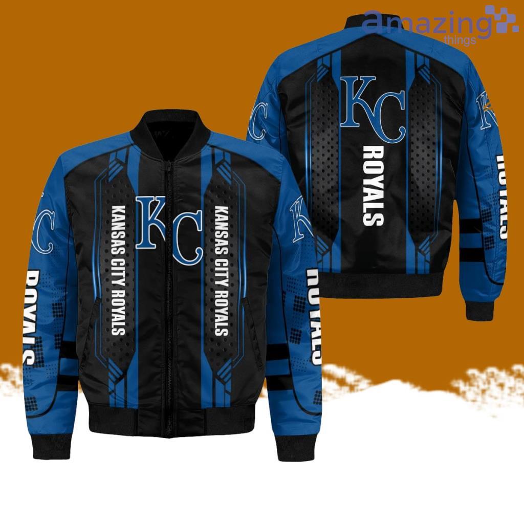Kansas City Royals 3D AOP Bomber Jacket Hot Style 3D Printing image Kansas City Royals 3D AOP Bomber Jacket Hot Style 3D Printing Product Photo 1