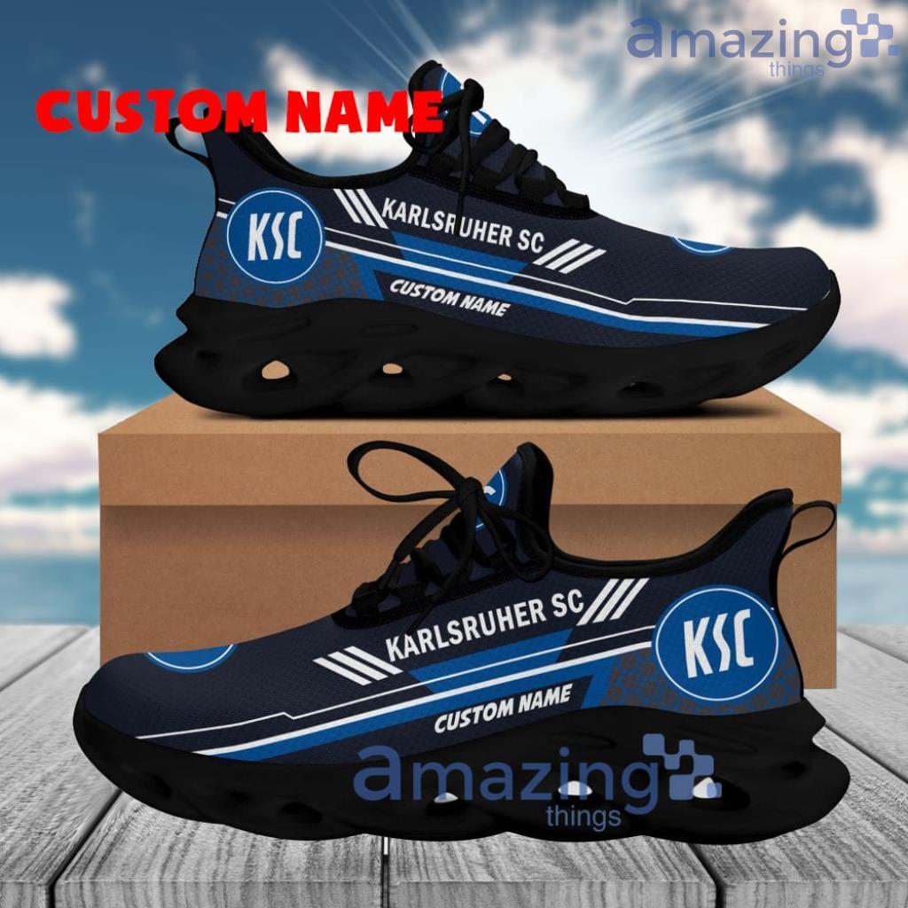 Karlsruher Sc Logo Brand Clunky Max Soul Shoes Pattern Modern Footwear Trend For Men And Women Custom Name image Karlsruher Sc Logo Brand Clunky Max Soul Shoes Pattern Modern Footwear Trend For Men And Women Custom Name Product Photo 1