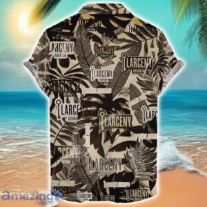 Larceny Small Batch Whiskey Retro Logo 3D Hawaiian Shirt Summer Holiday Gift Product Photo 2