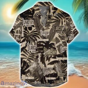 Larceny Small Batch Whiskey Retro Logo 3D Hawaiian Shirt Summer Holiday Gift Product Photo 1