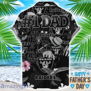 Las Vegas Raiders Coffee Hat and Logo Pattern Hawaiian Shirt Father’s Day Gift NFL Team image Las Vegas Raiders Coffee Hat and Logo Pattern Hawaiian Shirt Father’s Day Gift NFL Team Product Photo 2