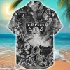 Las Vegas Raiders Tropical Skull Halloween 3D Hawaiian Shirt For Men Women NFL Fans