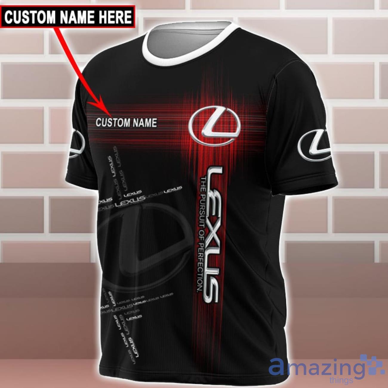 Lexus Logo Custom Name 3D T Shirt Sweatshirt Hoodie Bomber Jacket image Lexus Logo Custom Name 3D T-Shirt Sweatshirt Hoodie Bomber Jacket Product Photo 2