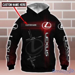 Lexus Logo Custom Name 3D T-Shirt Sweatshirt Hoodie Bomber Jacket Product Photo 1