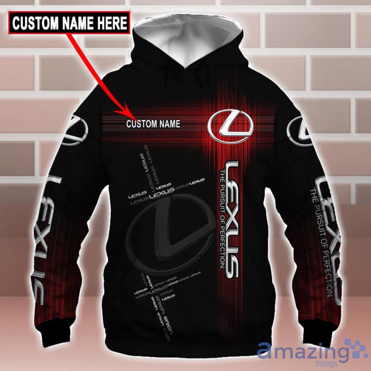 Lexus Logo Custom Name 3D T Shirt Sweatshirt Hoodie Bomber Jacket image Lexus Logo Custom Name 3D T-Shirt Sweatshirt Hoodie Bomber Jacket Product Photo 1