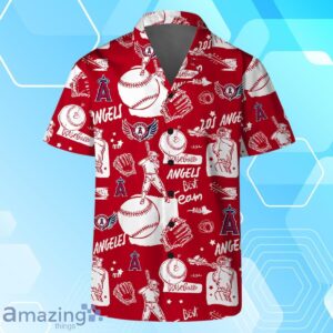 Los Angeles Angels MLB Logo Legend Team Hawaiian Shirt And Short Product Photo 3