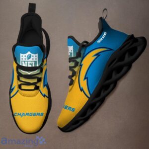 Los Angeles Chargers Custom Name Max Soul Shoes Trending Sneakers For Fans Product Photo 3