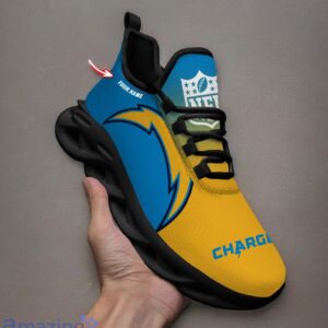Los Angeles Chargers Custom Name Max Soul Shoes Trending Sneakers For Fans Product Photo 4