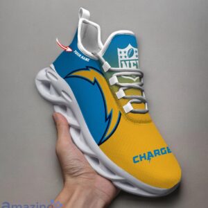 Los Angeles Chargers Custom Name Max Soul Shoes Trending Sneakers For Fans Product Photo 1