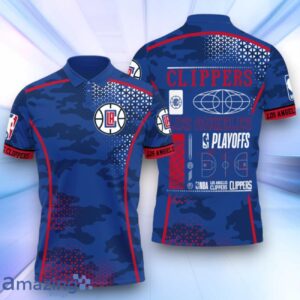 Los Angeles Clippers Style NBA Playoffs New Design Basketball 2024 Polo Shirt Product Photo 1