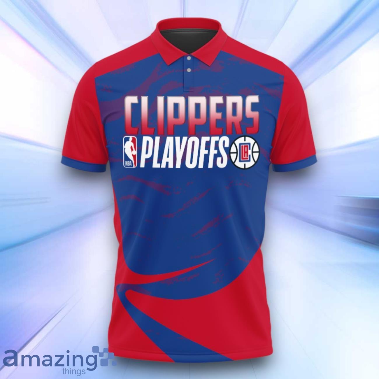 Los Angeles Clippers Style NBA Playoffs New Design Basketball 2024 Polo Shirt For Men Women image Los Angeles Clippers Style NBA Playoffs New Design Basketball 2024 Polo Shirt For Men Women Product Photo 2