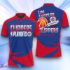 Los Angeles Clippers Style NBA Playoffs New Design Basketball 2024 Polo Shirt For Men Women