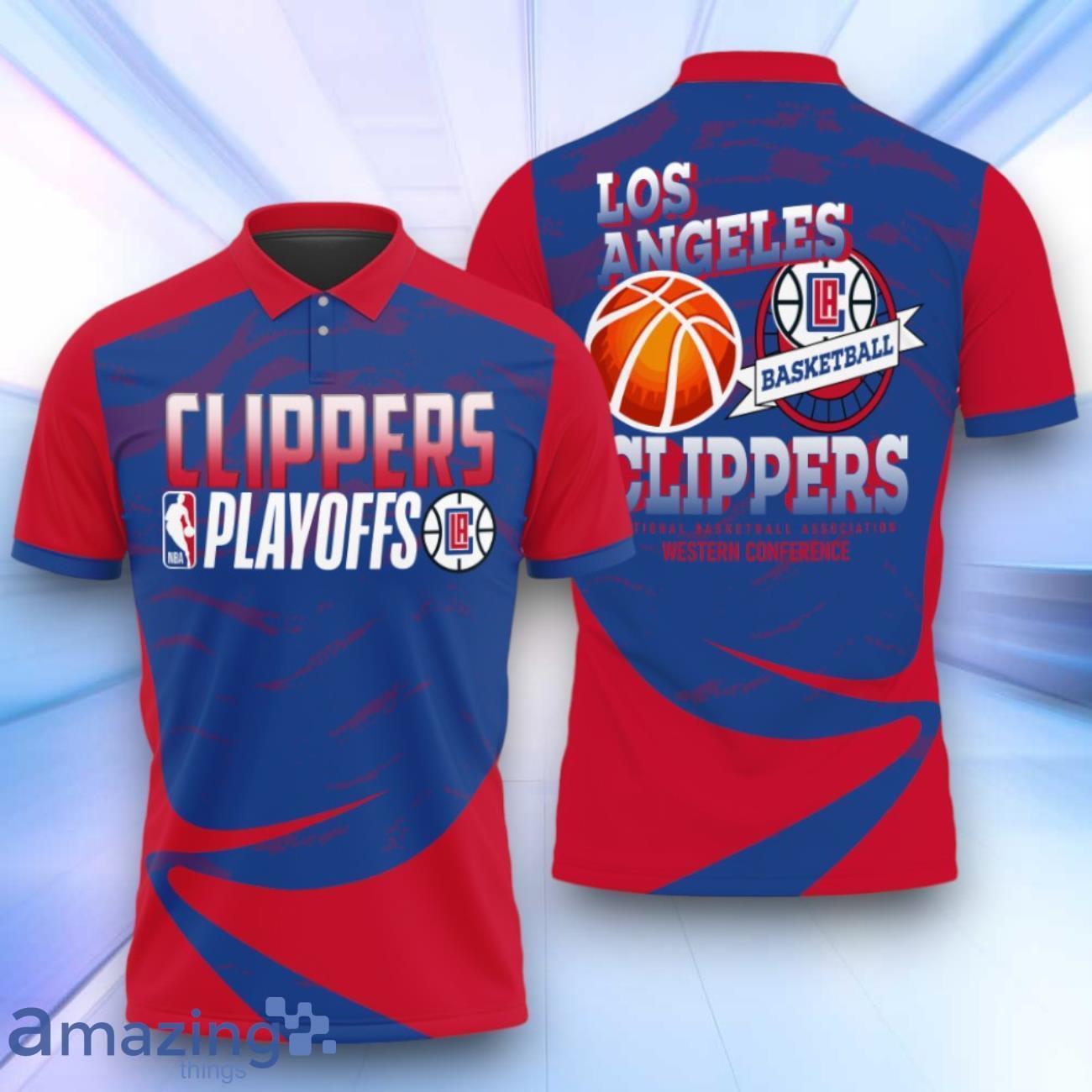 Los Angeles Clippers Style NBA Playoffs New Design Basketball 2024 Polo Shirt For Men Women image Los Angeles Clippers Style NBA Playoffs New Design Basketball 2024 Polo Shirt For Men Women Product Photo 1