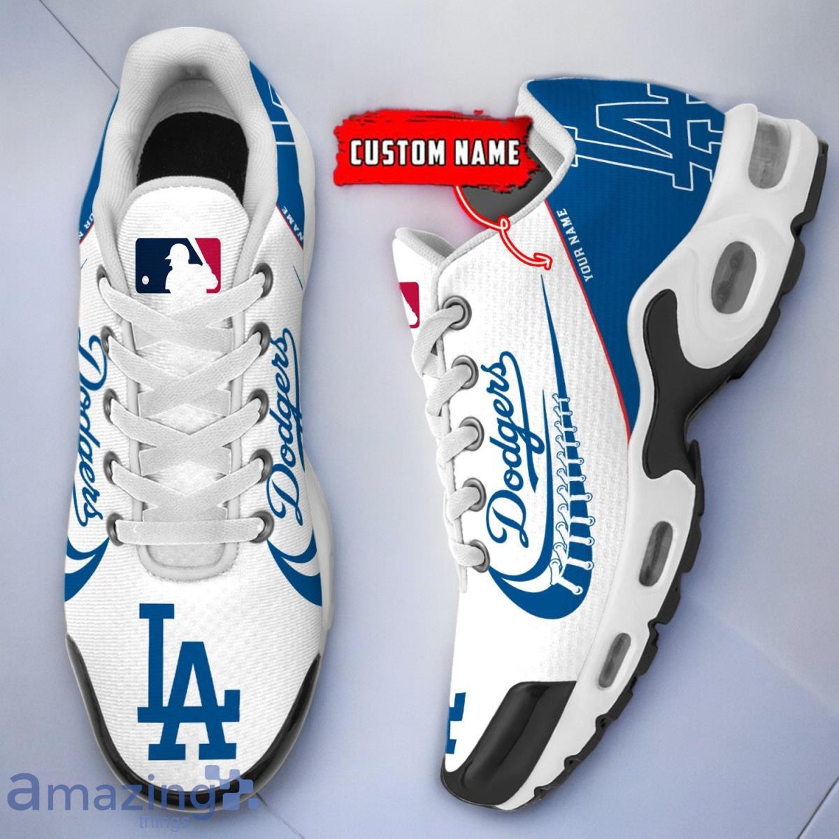 Los Angeles Dodgers MLB Air Cushion Sport Shoes Custom Name For Fans Trending Gift Shoes image Los Angeles Dodgers MLB Air Cushion Sport Shoes Custom Name For Fans Trending Gift Shoes Product Photo 2