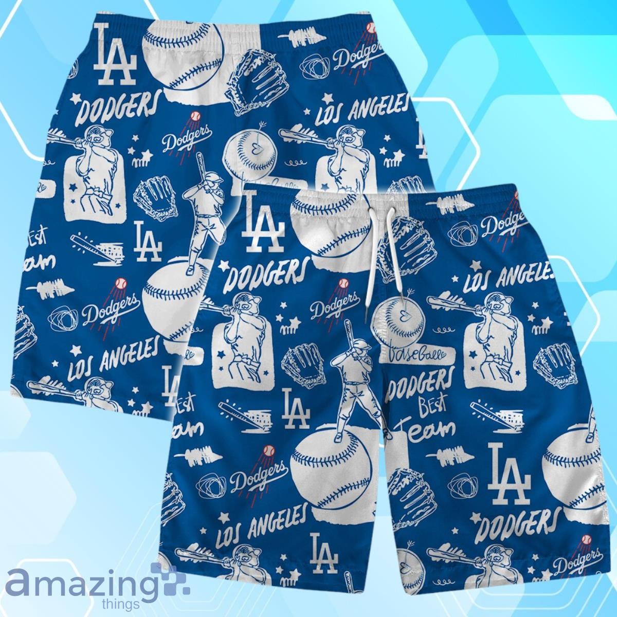 Los Angeles Dodgers MLB Logo Legend Team Hawaiian Shirt And Short image Los Angeles Dodgers MLB Logo Legend Team Hawaiian Shirt And Short Product Photo 1