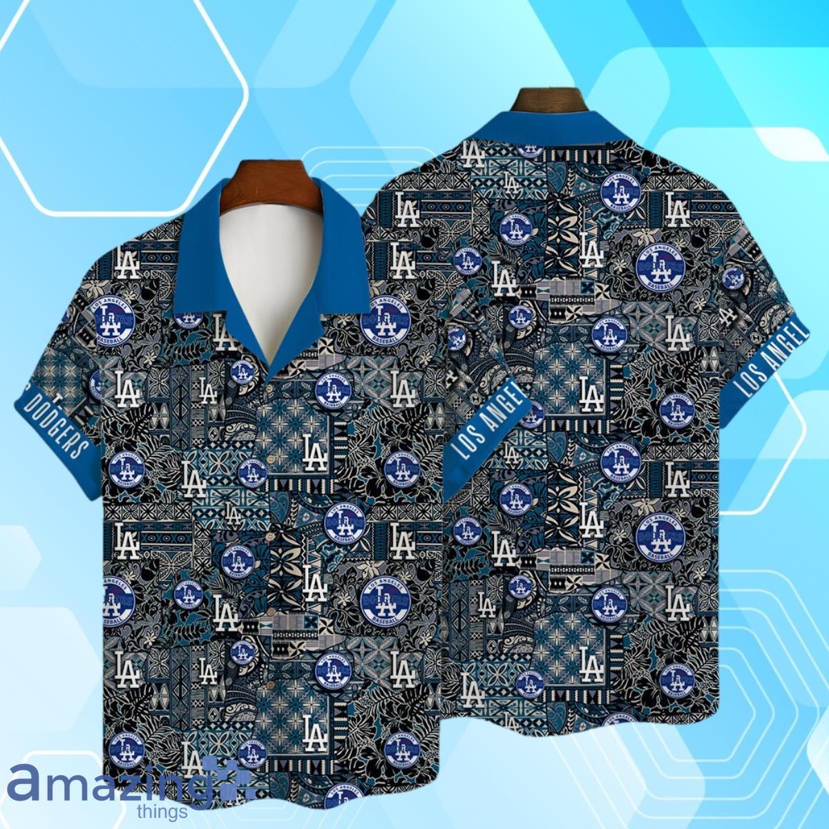 Los Angeles Dodgers MLB Summer Hawaiian Shirt And Short image Los Angeles Dodgers MLB Summer Hawaiian Shirt And Short Product Photo 2