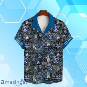Los Angeles Dodgers MLB Summer Hawaiian Shirt And Short image Los Angeles Dodgers MLB Summer Hawaiian Shirt And Short Product Photo 3